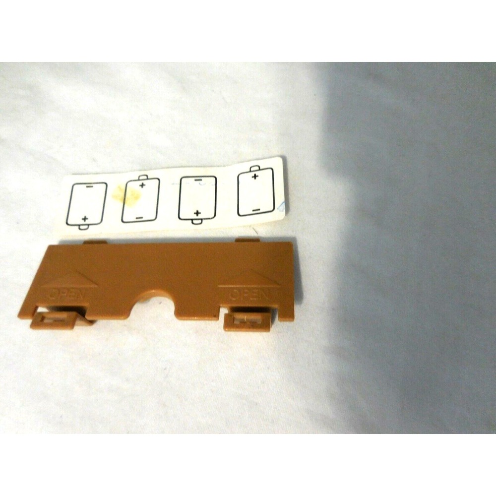 Genuine Teddy Ruxpin BATTERY COVER 1985 Worlds Of Wonder + Battery Placement car